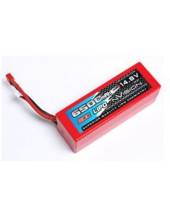 nVision 1130 Factory Pro Lipo 6500mAh 90C 14.8V 4S (Deans Connector)