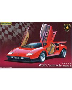 Aoshima 049600 Lamborghini Wolf Countach Version 1 1/24
