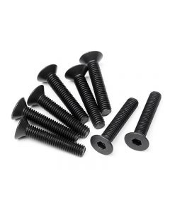 HPI 100557 Flat Head Screw 3x16mm (hex socket/8pcs)