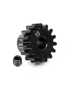 HPI 100914 PINION GEAR 15 TOOTH (1M / 5mm SHAFT)(Savage Flux HP)