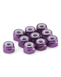 Ansmann 2030027 Alu Lock Nut 5mm Purple Color 10pcs