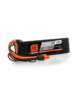 Spektrum SPMX22003S50 2200mAh 3S 11.1V 50C Smart LiPo Battery w/IC3 Connector