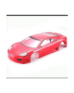 Hobao 22127 FERRARI PAINTED BODY RED, TRIMMED, HOLED, MASKED GPX4 1/10