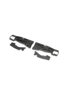 Losi TLR244069 Front Arms and Inserts, 2pcs, 8XT