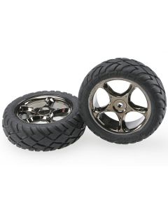 Traxxas 2479A Tires & Wheels /Bandit Front (2) 1/10