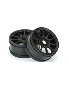 PROLINE 2784-03 MACH 10 BLACK FRONT or REAR WHEELS (4) 17mm HEX for 1/8 BUGGY 