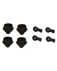 Arrma 330608 HD Shock Rod End & Spring Cup, 2 Pairs, Mojave