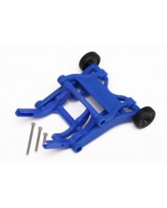 Traxxas 3678X Wheelie bar, assembled (blue) (fits Slash, Stampede, Rustler, Bandit series)