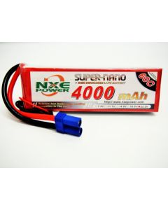 NXE 4000SC606SEC5 22.2V 4000mAh 60C Soft Case Lipo Battery with EC5 Connector