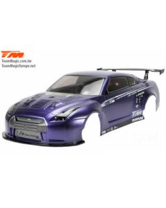 Team Magic 503394PLA Painted Body E4D R35 Purple 190mm Touring/ Drift with Spoiler, No Hole 1/10