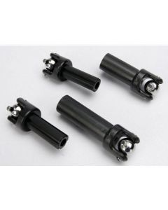 Traxxas 5151 Half shafts, center (Fr & Rr) (external-splined (2)/ internal-splined (2))/ metal U-joints (4)