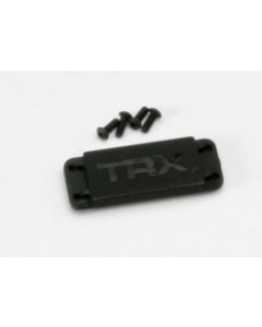 Traxxas 5326X Cover plate, steering servo/ 3x8 BCS (4)