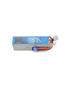 Gens Ace 5500-60C-S 5500mAh 60C 22.2V Soft Case Lipo Battery (EC5 Plug)