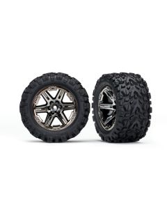 Traxxas 6773X Tires & Wheels, Assembled, Glued 2.8" (2) (TSM rated) 1/10