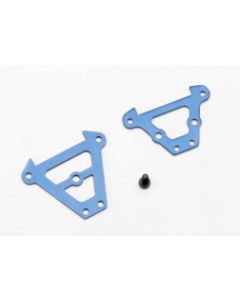 Traxxas 7023  Bulkhead tie bars, front & rear (blue-anodized aluminum)/ 2.5x6 CS (1)