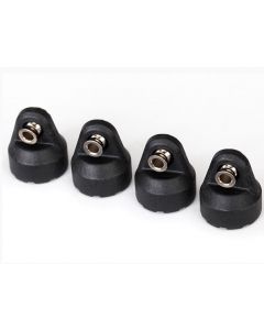 Traxxas 8361 Shock Caps (black) (4) (assembled with hollow balls)