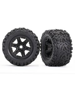 Traxxas 8672 Tires & wheels, assembled, glued  (17mm splined) (TSM rated) 1/8