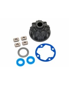 Traxxas 8681 Carrier, differential (heavy duty)/ x-ring gaskets (2)/ ring gear gasket/ spacers (4)/ 12.2x18x0.5 PTW