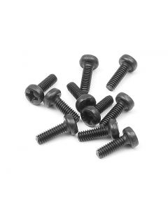 Xray 907206 M2x6 pan-head machine screw, Phillips drive (10pcs)