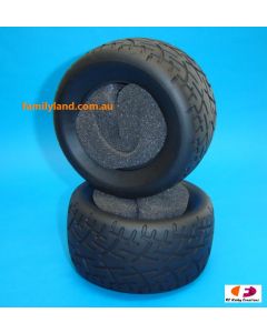 Great Vigor MV36939S Truggy Tyre-Road Rage w/Inserts 1/8 (2pcs)