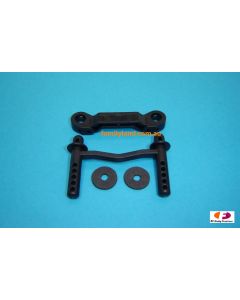 HBX 3328-P010 BODY POST+PADS+MOUNT(FR./RR.)