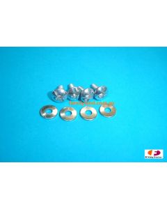 HBX S127 Round head screw 3x8mm w/4 shims