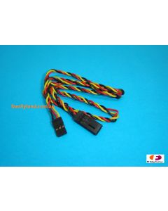 Hitec 54611S Twisted heavy duty extension wire 24"