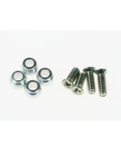 Twister 6601385 Aluminium ball & screws (4) (CP Gold)