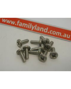 Kyosho 96201 Stainless Bind Head TP screws (M3x8mm) 10pcs/Boat