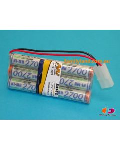 Sanyo 2700-6ALG NiMh Battery 7.2V 2700mAh