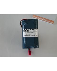 Sanyo 2600-3C Li-Ion Battery 11.1V 2600mah/Transmitter Hump Pack