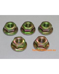 Tamiya 2220003 DIS Lock Nut Flange 4mm (5pcs)
