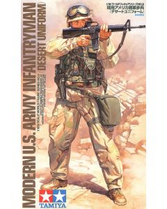 Tamiya 36308 Modern U.S. Army Infantryman - Desert Uniform 1/16