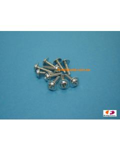 Tamiya 9804161 Flange Tap Screw - 10pcs 3x12mm