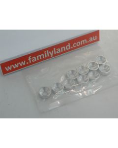 GPM Racing  A323 Alloy sunk washers 3x7x10pcs chrome