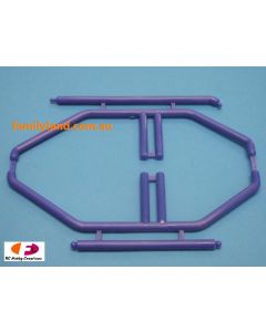 Vision HY00165BL Car Body Roll Cage Blue 1/10