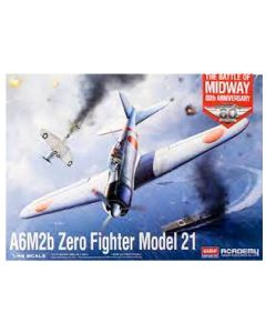 Academy 12352 A6M2b Zero Fighter Model 21 "Battle of Midway" Plastic Model Kit  1/48