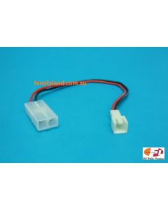 Ace Power FTAMMOL Male Tamiya to Male White Moldex Wire 22AWG 150mm