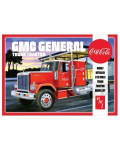 AMT 1179 1976 GMC General Semi Tractor (Coca) Plastic Model kit 1/25