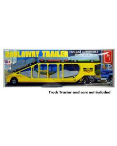 AMT 1193 Haulaway Trailer - Five-Car Automobile Transporter 1/25