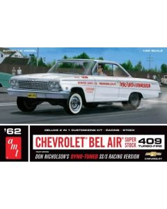 AMT 1283 1962 Chevrolet Bel Air Super Stock 1/25