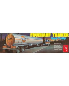 AMT 1354 Fruehauf Tanker Semi-Trailer Gulf (Truck Tractor Not  included) 1/25
