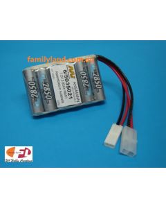 Family Land 5035021/6f NiMh Battery  2850mah/ 7.2v Flat Pack with CE012S, CE012 (HE M1A2 Abram Preminum-BFN)