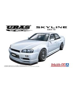 Aoshima 05534 URAS ER34 Skyline Type-R '01 (Nissan) 1/24