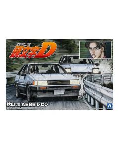 Aoshima 05965 Akiyama Wataru AE86 Levin (Toyota) 1/24