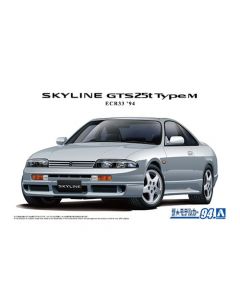 Aoshima 062128 Nissan ECR33 Skyline GTS25t Type M '94 1/24
