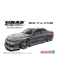 Aoshima 06877 URAS 2002 D1 Spec Repluca ER34 Skyline '01 (Nissan) 1/24