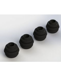 Arrma 310583 DRIVESHAFT BOOTS (4pcs/ Bigrock, Fazon, Nero)