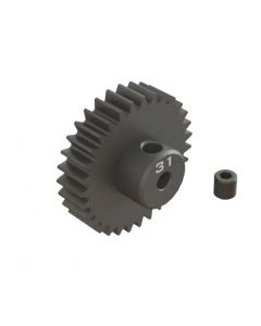 Arrma 311093 CNC Steel Pinion Gear 31T 0.8Mod 1/8 Bore