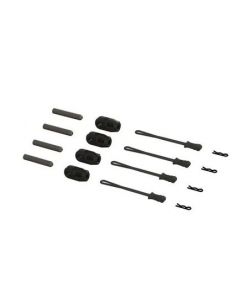 Arrma 320477 Brace Rod Ends with Pins and Retainers, 4pcs, 8S BLX